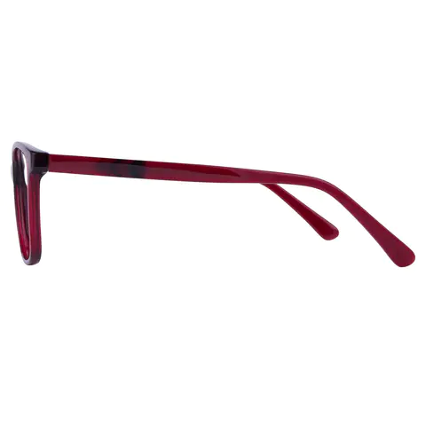 Square Red Eyeglasses