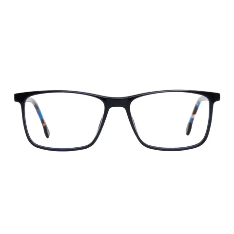 Rectangle Blue Eyeglasses