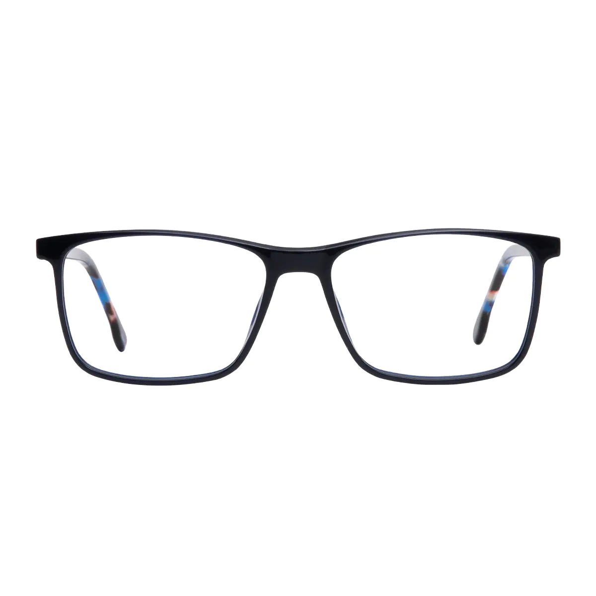 Rectangle Blue Eyeglasses