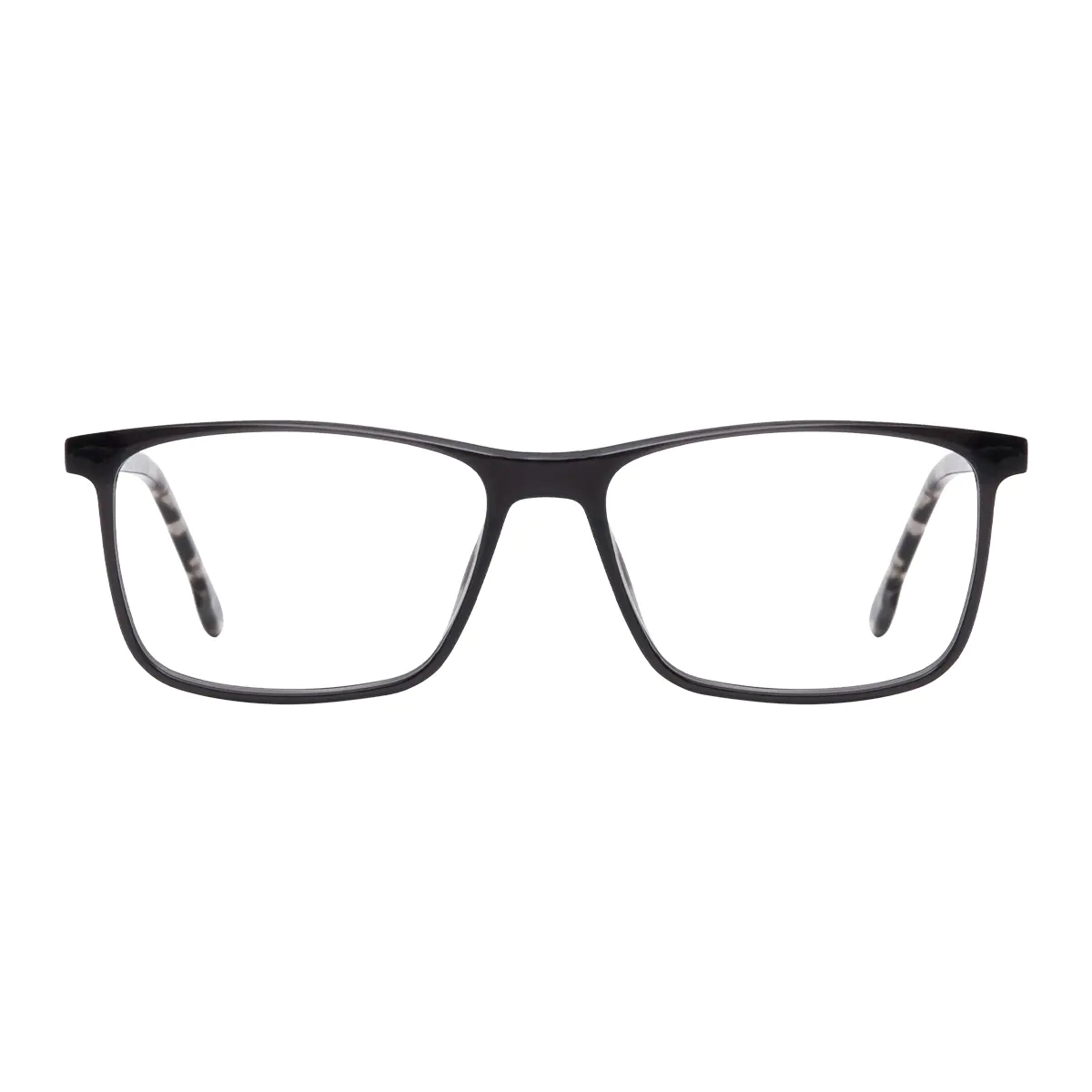 Rectangle Grey Eyeglasses