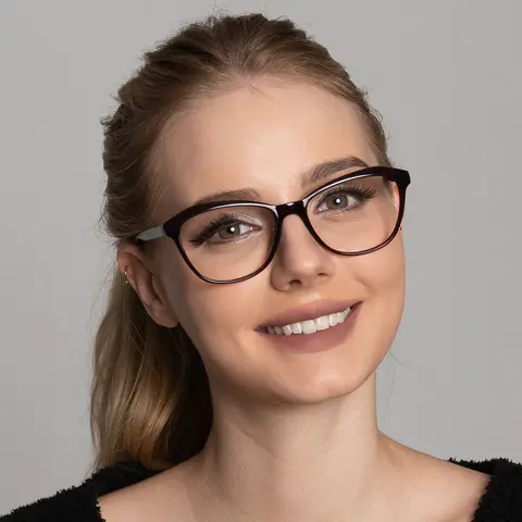 Cat-eye Red Eyeglasses