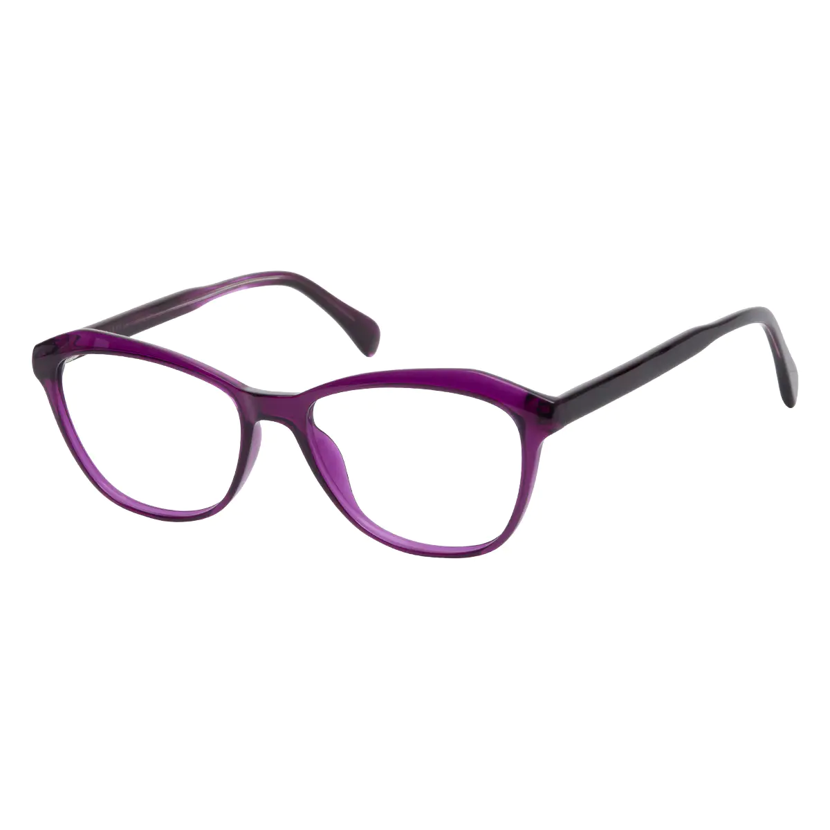 Cat-eye Purple Eyeglasses