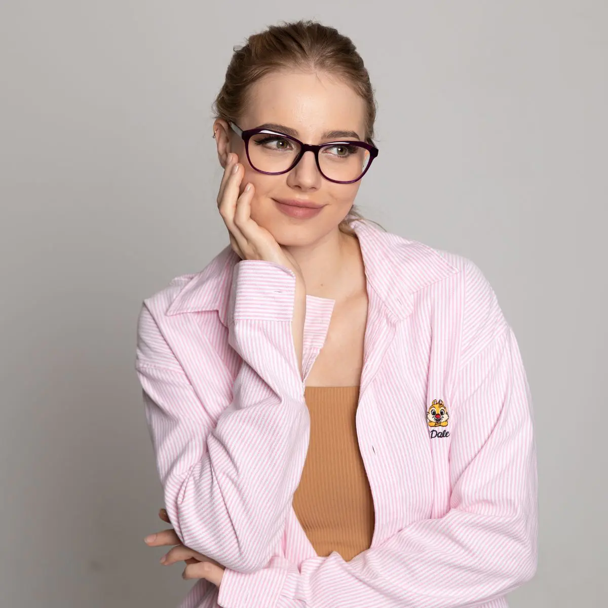 Cat-eye Purple Eyeglasses