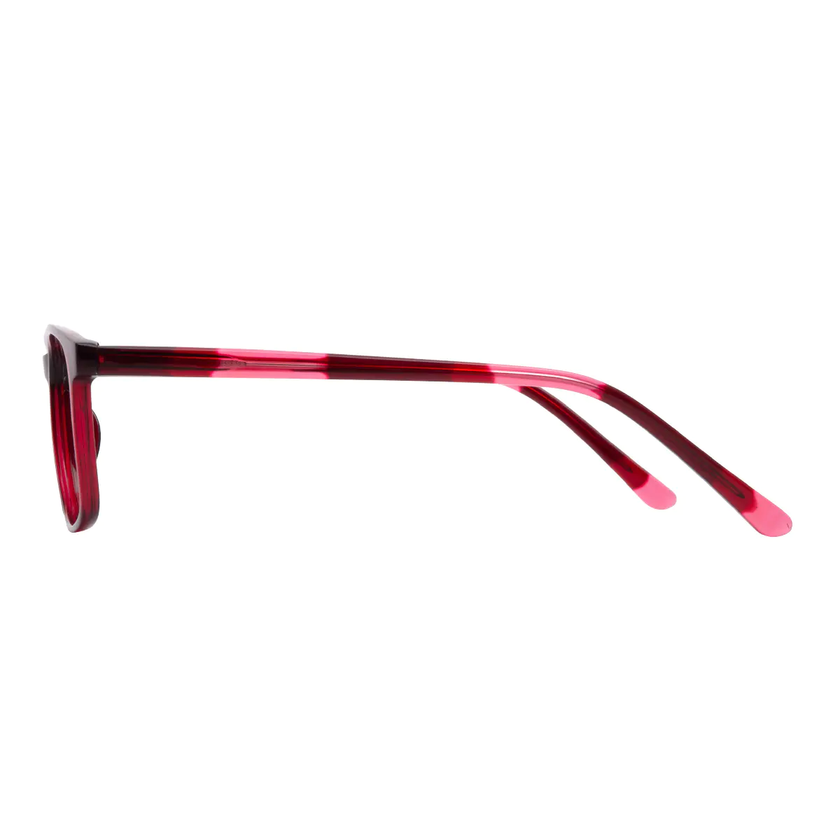 Rectangle Red Eyeglasses