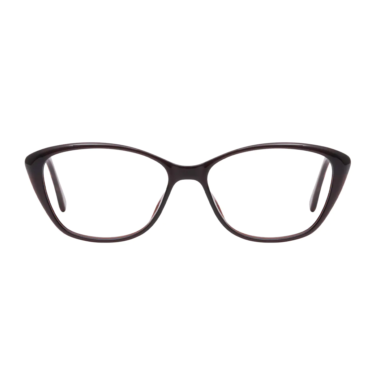 Oval Brown Eyeglasses