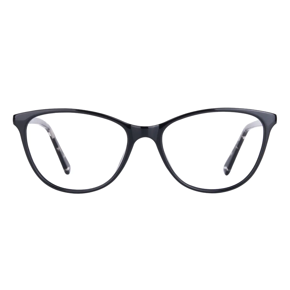Oval Brown Eyeglasses