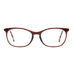 Oval Brown Eyeglasses
