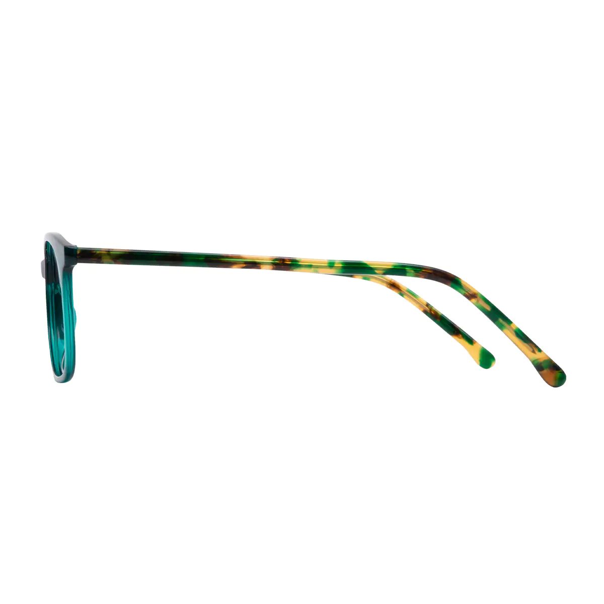 Oval Green Eyeglasses