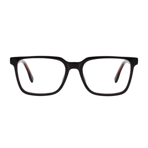 Rectangle Brown Eyeglasses