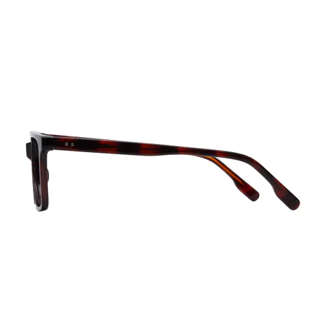 Rectangle Brown Eyeglasses