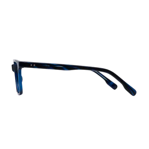 Rectangle Blue Eyeglasses
