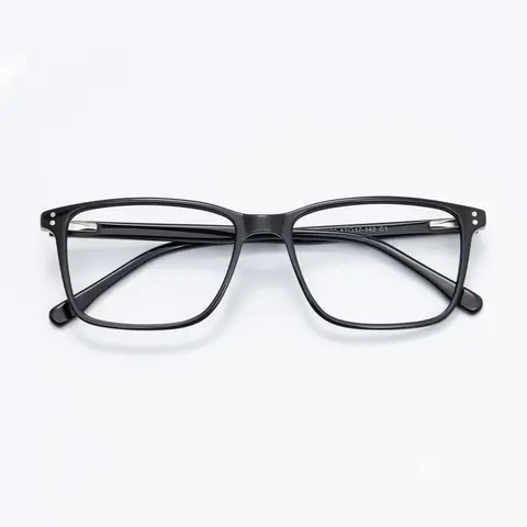 Rectangle Black Eyeglasses