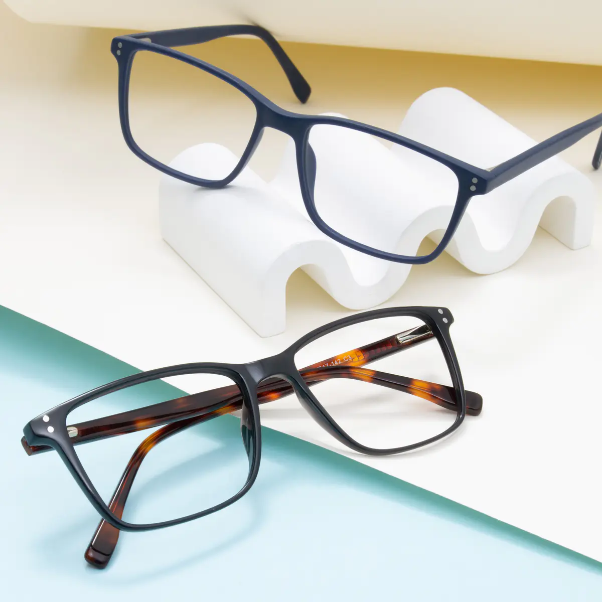 Rectangle Black Eyeglasses