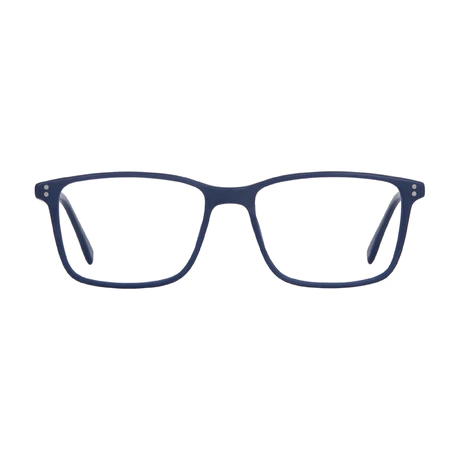 Rectangle Blue Eyeglasses