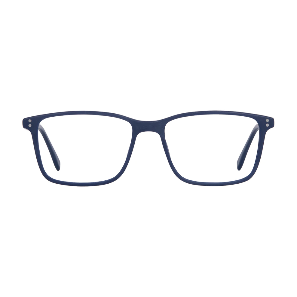 Rectangle Blue Eyeglasses