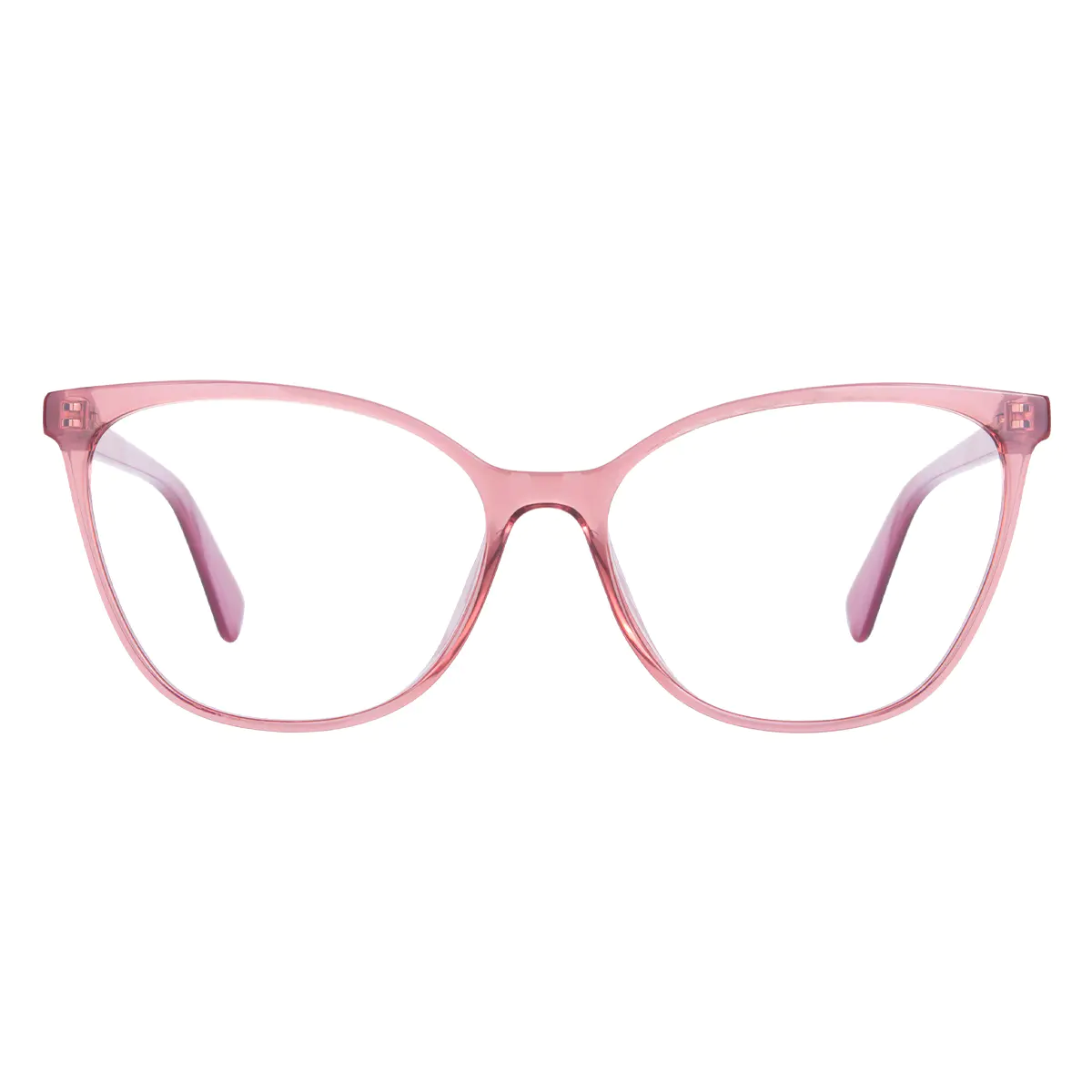 Square Pink Eyeglasses