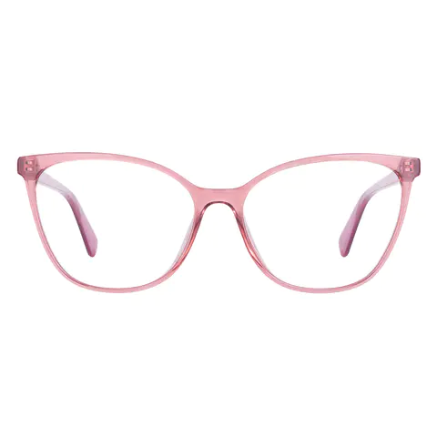 Square Pink Eyeglasses