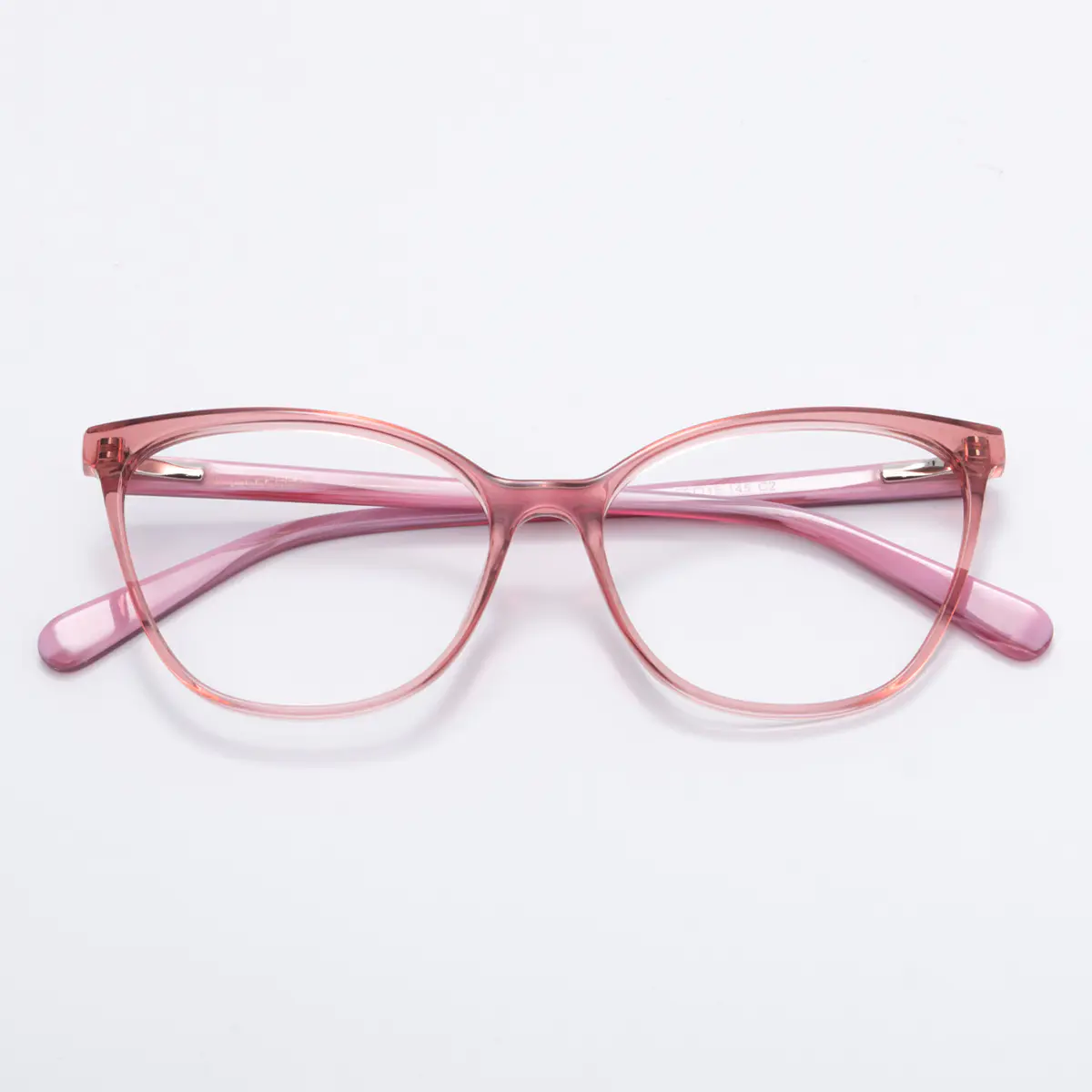 Square Pink Eyeglasses