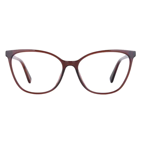 Square Brown Eyeglasses