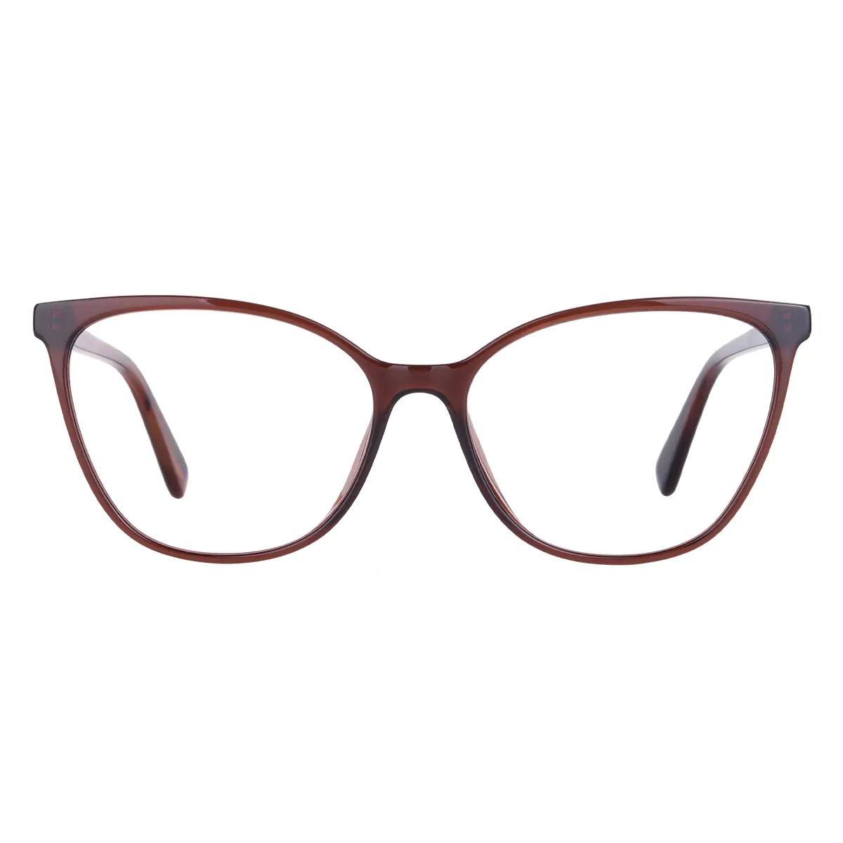 Square Brown Eyeglasses