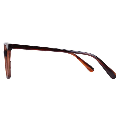 Square Brown Eyeglasses