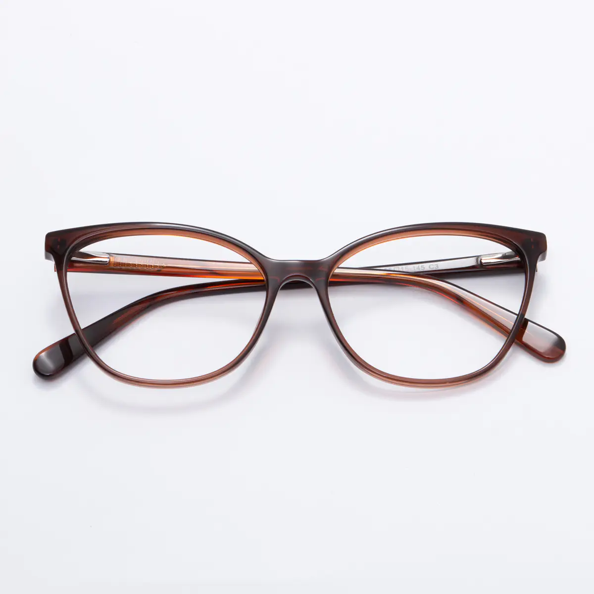Square Brown Eyeglasses