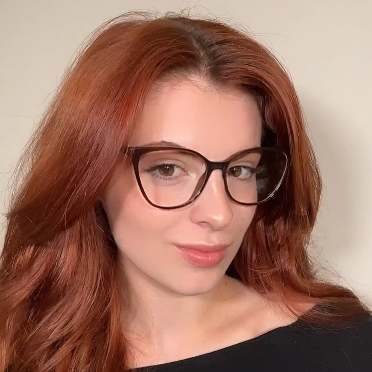 Square Brown Eyeglasses