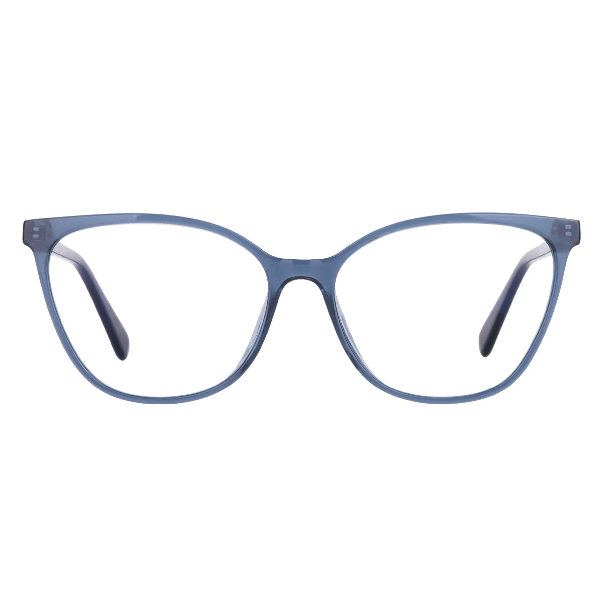 Square Blue Eyeglasses