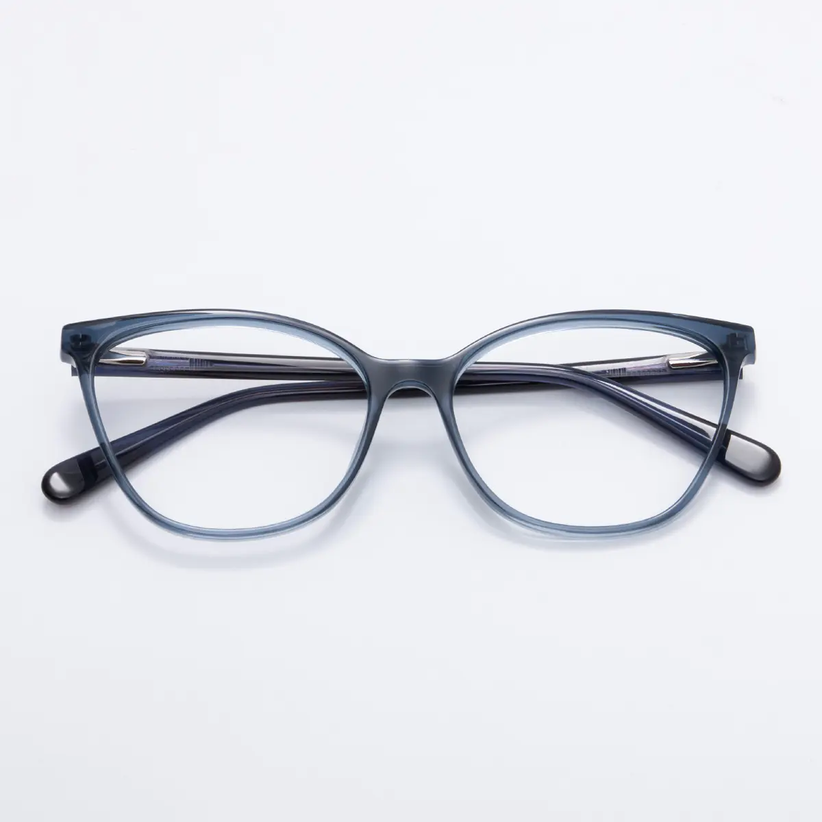 Square Blue Eyeglasses