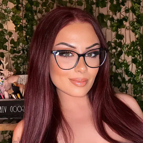 Square Blue Eyeglasses