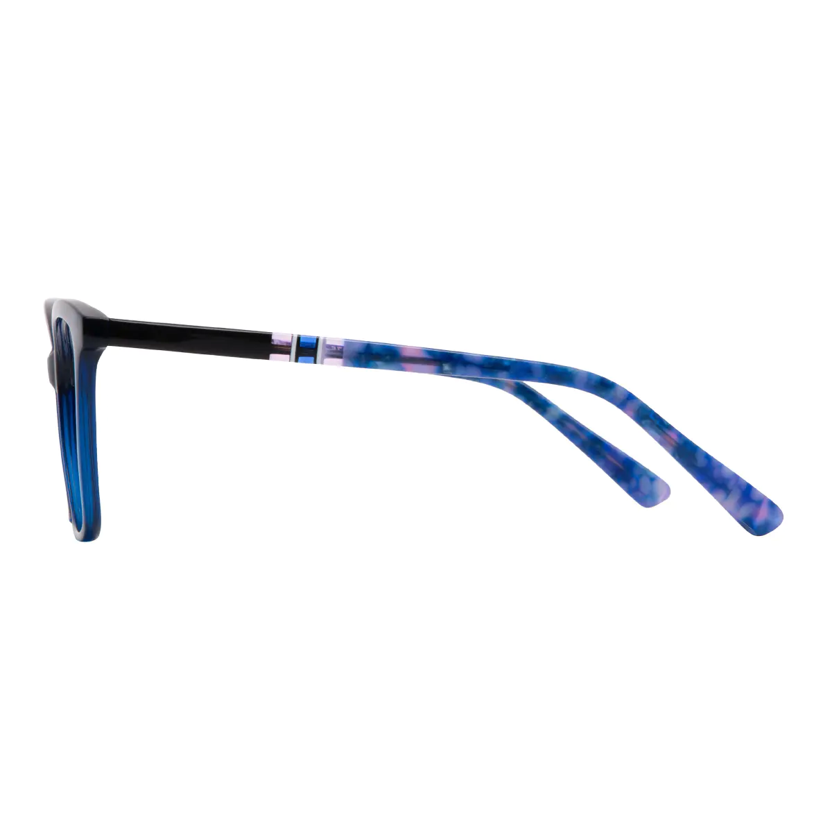 Square Blue Eyeglasses
