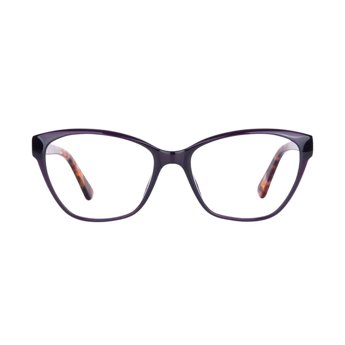 Square Purple Eyeglasses