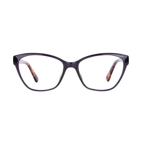 Square Purple Eyeglasses