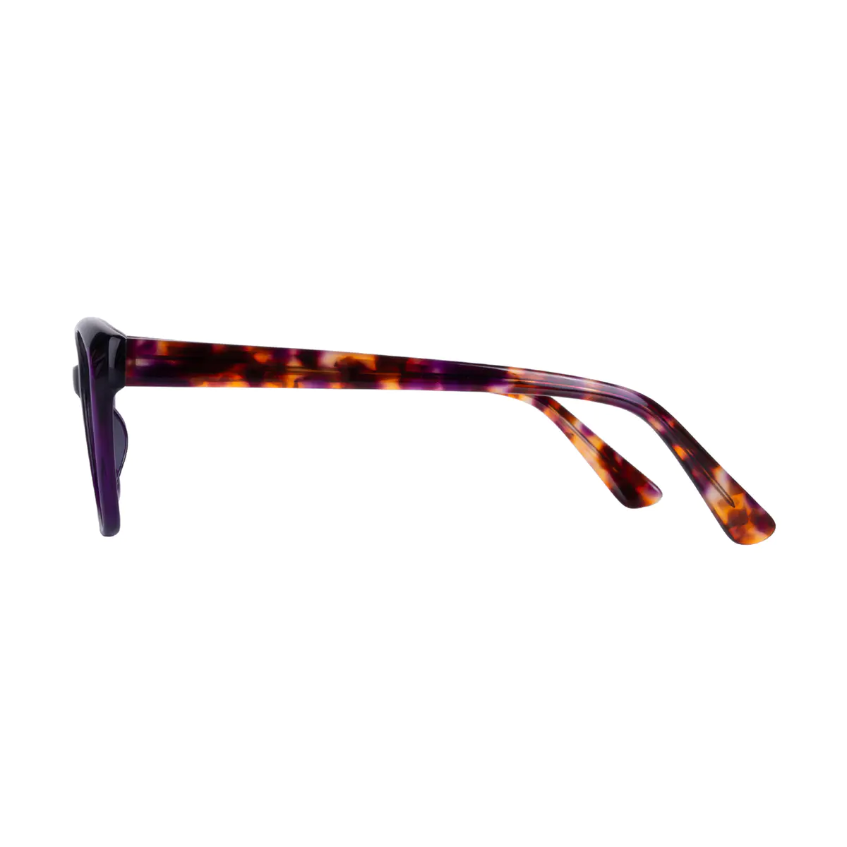 Square Purple Eyeglasses
