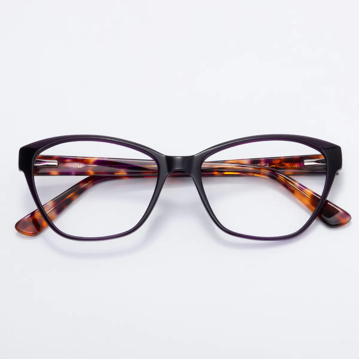 Square Purple Eyeglasses