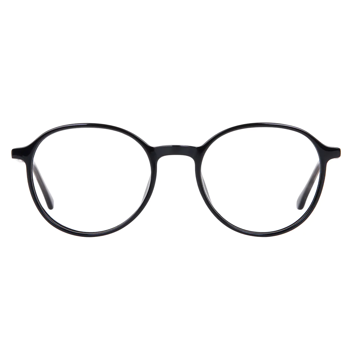 Oval Black Eyeglasses