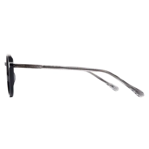 Oval Black Eyeglasses