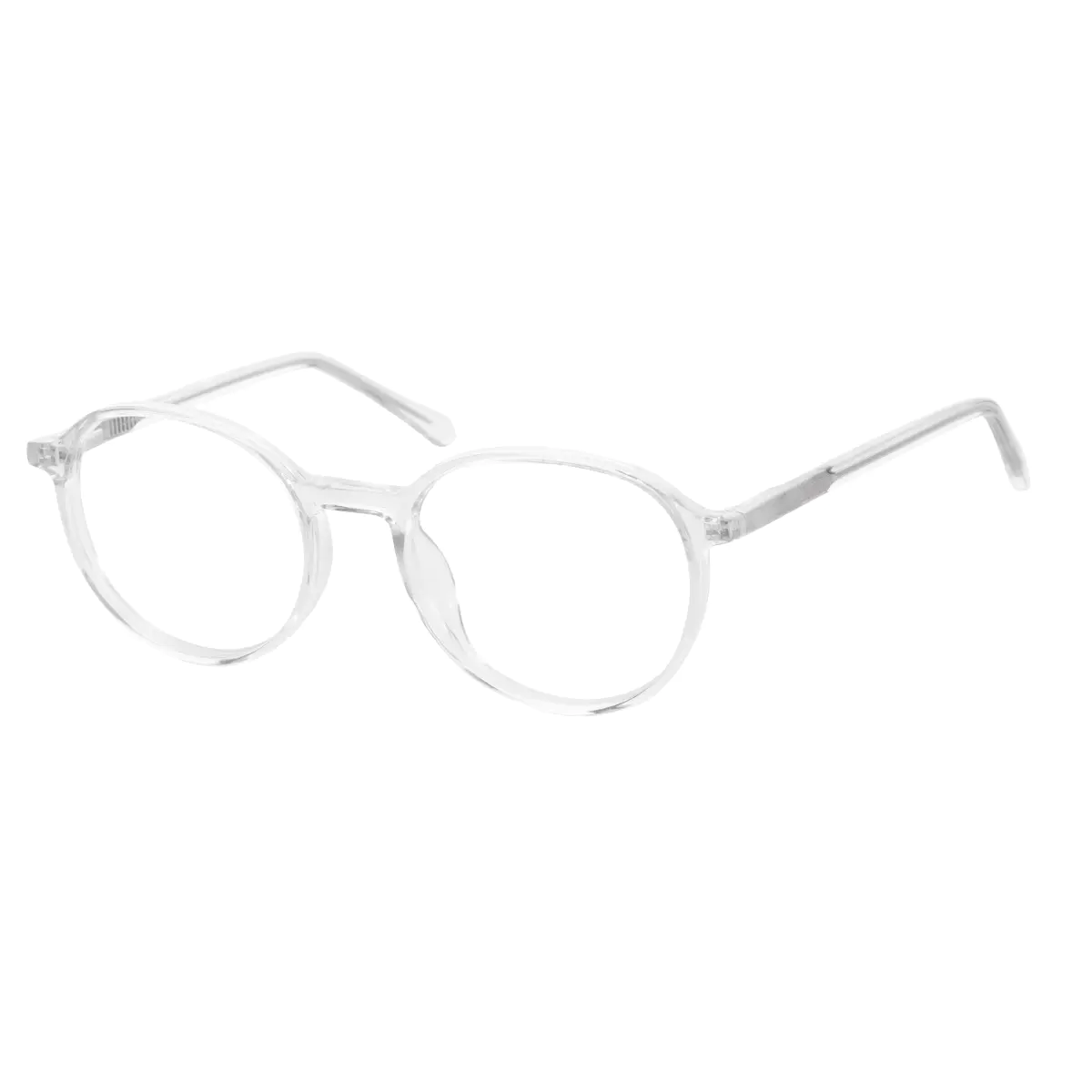 Oval Clear Eyeglasses