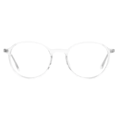 Oval Clear Eyeglasses