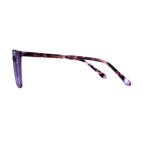 Square Purple Eyeglasses
