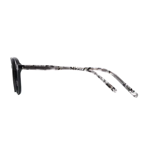 Oval Black Eyeglasses