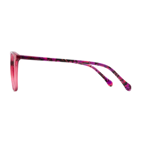Square Red Eyeglasses