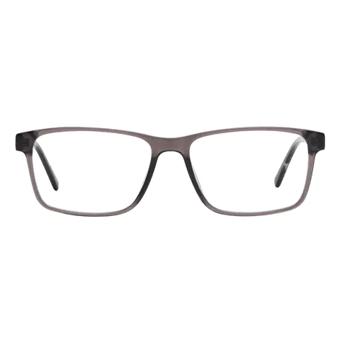 Rectangle Grey Eyeglasses