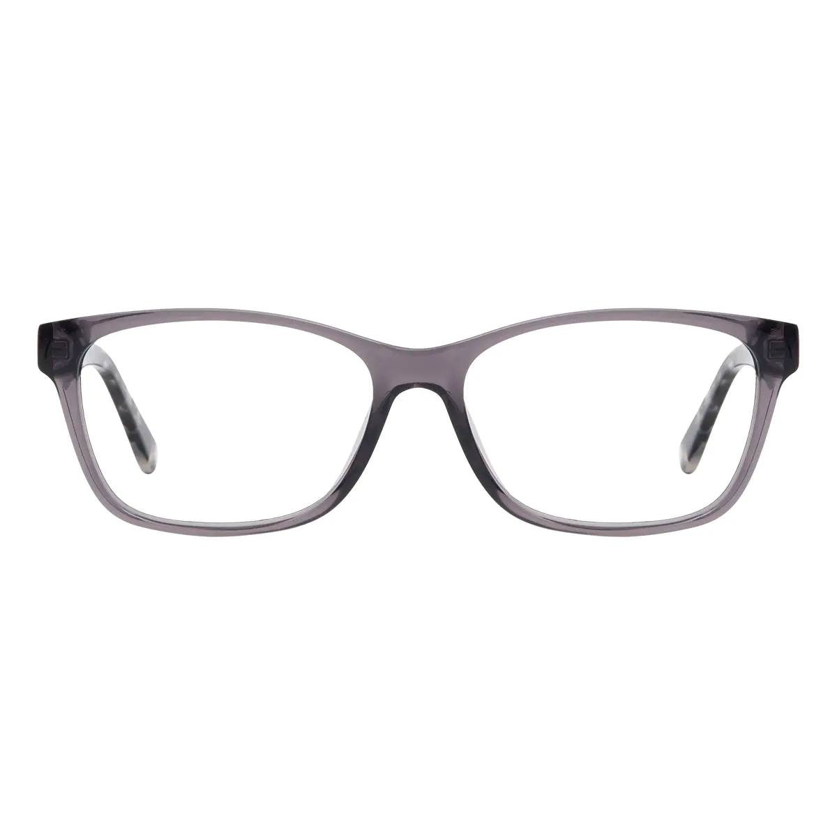 Rectangle Grey Eyeglasses