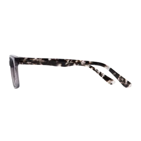 Rectangle Grey Eyeglasses