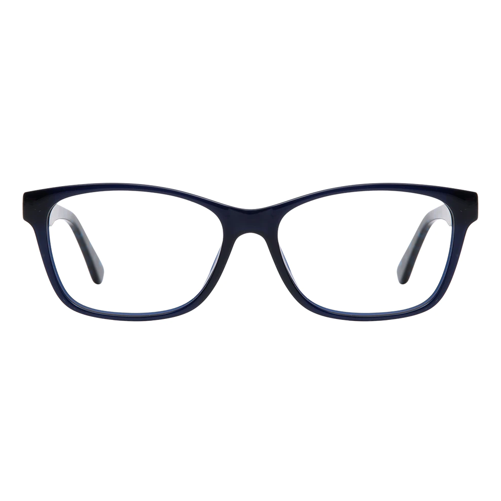 Rectangle Blue Eyeglasses