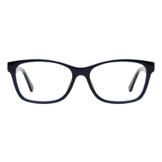 Rectangle Blue Eyeglasses