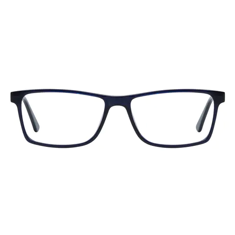 Rectangle Blue Eyeglasses