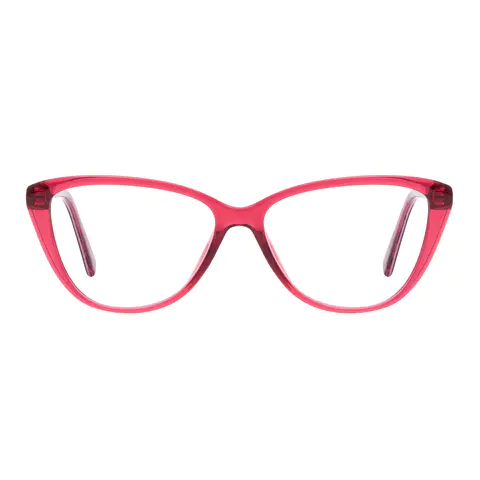 Cat-eye Red Eyeglasses
