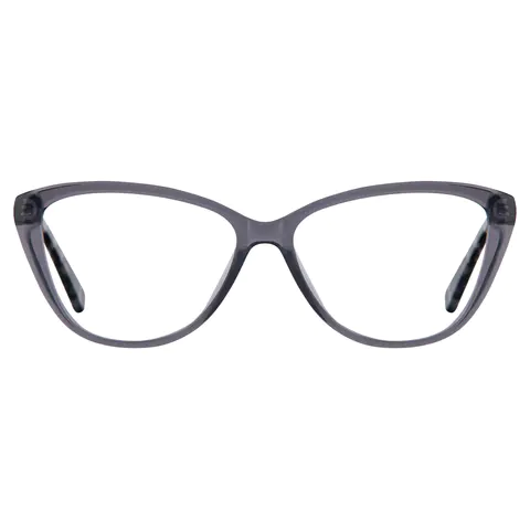 Cat-eye Grey Eyeglasses